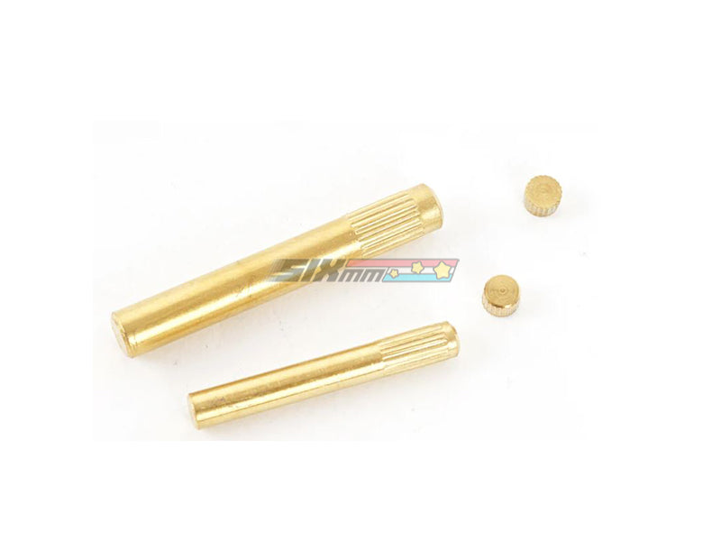 [Guns Modify] Stainless Steel Pin Set [For Tokyo Marui G Series] [Gold] [Tin Nitride]