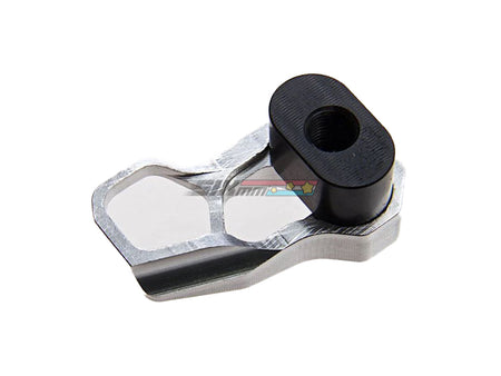 [Guns Modify] CNC Aluminum Magazine Release Extension [For Tokyo Marui M4 MWS ACC XMR] [Silver]