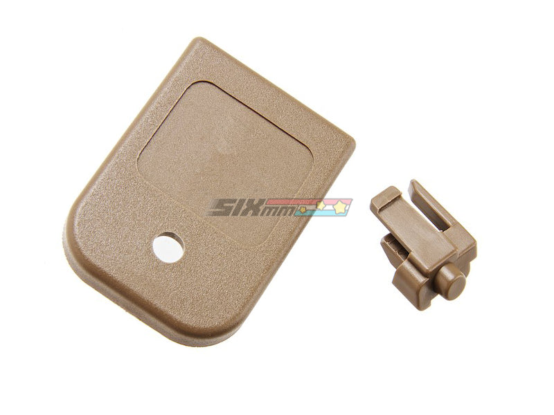 [Guns Modify] Tokyo Marui G Series GBB Airsoft Polymer Mag Base Pad [FDE]