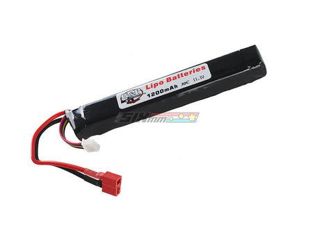 [G&P] Airsoft Lipo Battery 11.1v 1200mAh [30C, Big Deans / T Connector]