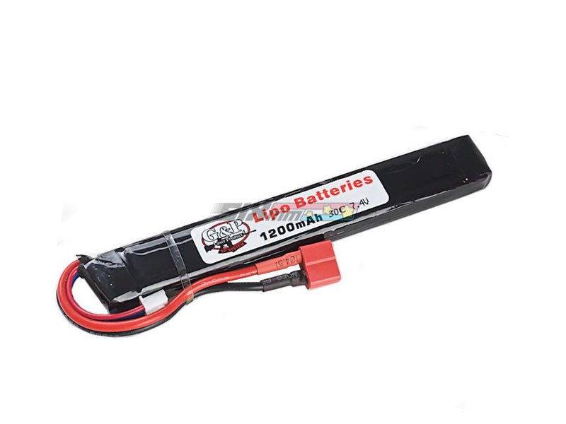 [G&P] 7.4v 1200mAh [30C] Lithium Polymer LiPo Rechargeable Battery [C - Deans]