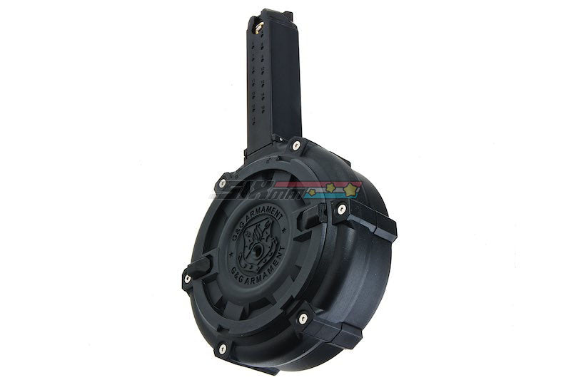 [G&G] SMC 9 Gas GBB Drum Magazine[Top Gas Ver.][300rds][BLK]