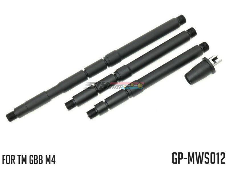 [G&P] Aluminium Outer Barrel Set[W/ 14.5inch / 11.5inch / 10.5inch Barrel Length][For Tokyo Marui MWS M4 Series]