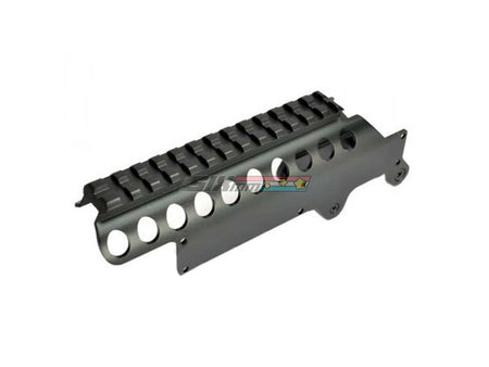 [Golden Eagle] Jing Gong M870 Gas Pump Action Shotgun Top Rail Mount[BLK]