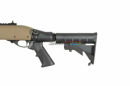 [Golden Eagle] M870 Gas Pump Action Shotgun with retracable Stock[DE]