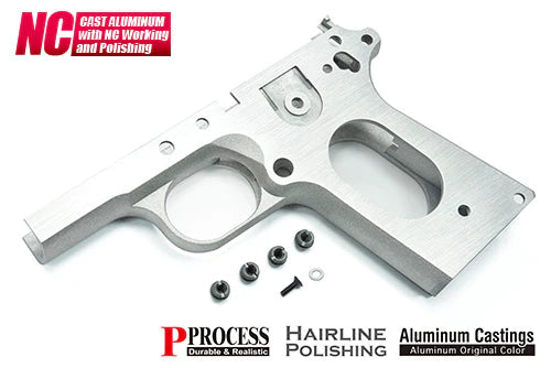 [Guarder] Aluminum Lower Frame[For Tokyo Marui V10 GBB Series][Silver Polishing]