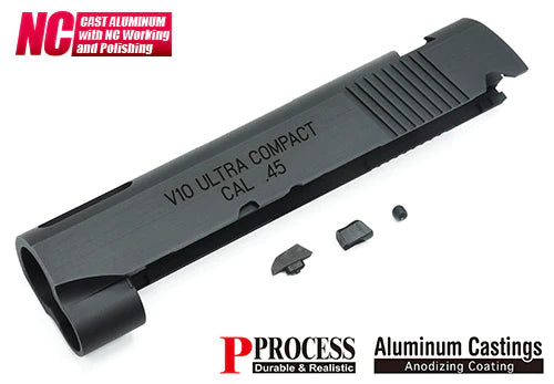 [Guarder] Aluminum V10 Slide[For Tokyo Marui V10 GBB Series][BLK]