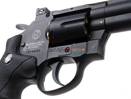 [Gun Heaven] WinGun 708 6mm CO2 Revolver [2.5inch][Matt Black]
