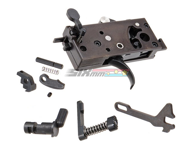 [Guns Modify] EVO Drop in Lower Full Steel Parts Set[For Tokyo Marui M4 MWS Series] [Zinc Alloy]