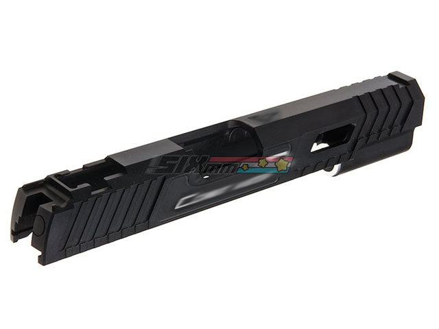 [Gunsmith Bros] TTI Slide W/ Silver Spring Plug[For Tokyo Marui Hi-Capa GBB Series][BLK]