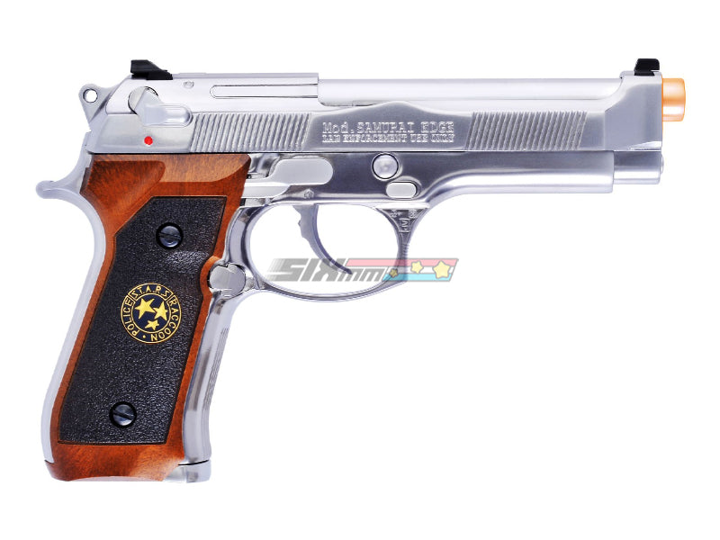 [HK3P] Full Metal Bio Samurai Edge Standard Mod GBB Pistol [Silver]