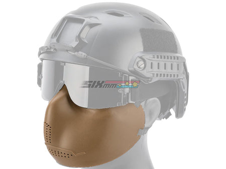 [Hakkotsu] Iron Face Cheek/ Mouth Protective Mask[Tan]
