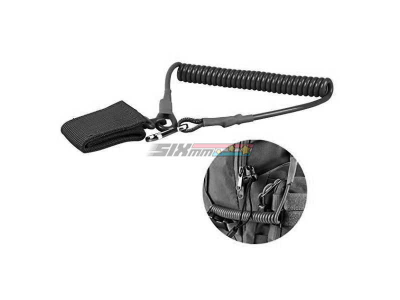 [Idiot Tailor] High Quality Tactical One Point Pistol Lanyard[BLK]