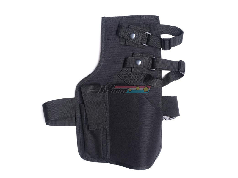 [Idiot Tailor] MP7A1 Quick Detachable Nylon Drop Leg Holster[For KWA / VFC MP7 Series][BLK]