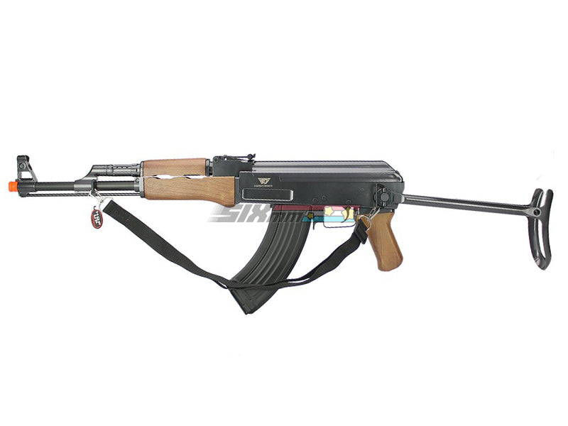 [Jing Gong] JG Full Metal Jing Gong AK47S AEG Airsoft Gun [Plastic Body]
