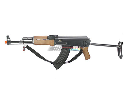 [Jing Gong] JG Full Metal Jing Gong AK47S AEG Airsoft Gun [Real, Wood]