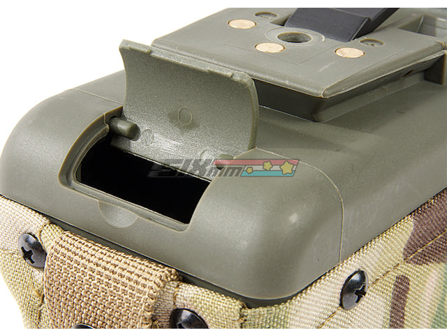 [ARES] 1100rds Box Magazine - Camouflage for LMG [2020 Version]