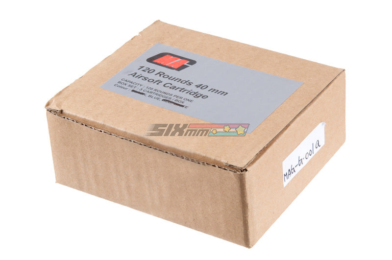 [MAG] 120rds 40mm Airsoft Cartridge Box Set[3pcs/Set][WH]