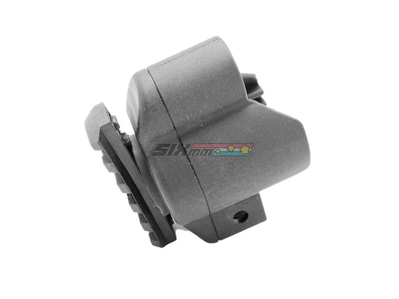 [MadDog] Airsoft MP5 20mm Picatinny Rail Rear Stock Base [For Tokyo Marui MP5 AEG Series][BLK]