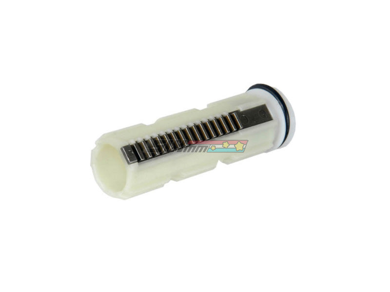 [MadDog] Full 15 Steel Teeth AEG Pistol W/ Piston Head[White]