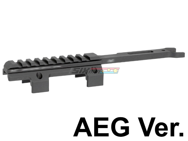 [MadDog] M1 Style MP5 Picatinny & M-LOK Top Rail Mount[For Tokyo Marui MP5K AEG Series][BLK]