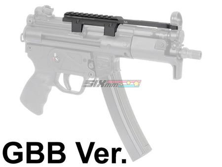 [MadDog] M1 Style MP5K Picatinny & M-LOK Top Rail Mount[For VFC MP5K GBB Series][BLK]