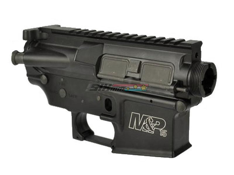 [MadDog] M4 Airsoft Upper and Lower Receiver Set[*&P 15 Marking][For Tokyo Marui M4 Ver. 2 Gearbox AEG][BLK][MadDog] M4 Airsoft Upper and Lower Receiver Set[*&P 15 Marking][For Tokyo Marui M4 Ver. 2 Gearbox AEG][BLK]