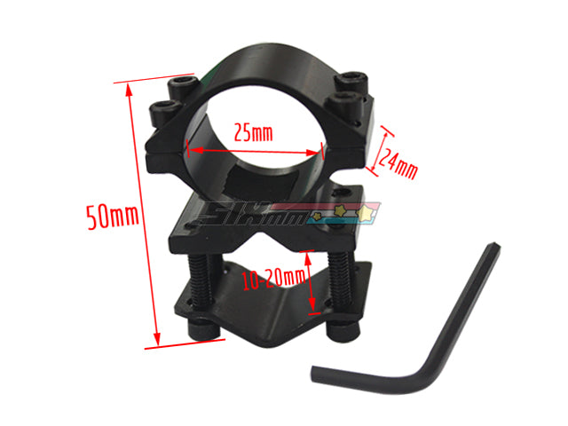 [MadDog] M4 XM177 M723 Outer Barrel extended Flashlight Mount – SIXmm (6mm)