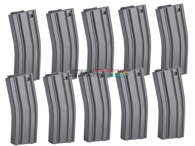 [MadDog] Mid-Cap AEG Magazine[For M4/M16 AEG Series][BLK][10pcs]
