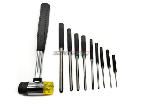 [MadDog] Steel Roll Pin Punch [10pcs / Set] [For Any Airsoft Rifle and Pistols]
