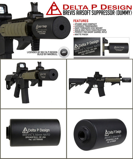 [Madbull] Delta P Design Brevis Suppressor[BLK]