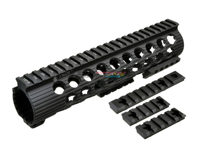 [Madbull] Troy Licensed TRX BattleRail 9 inch w/ 3 bonus Quick-Attach Rail Sections [BLK]