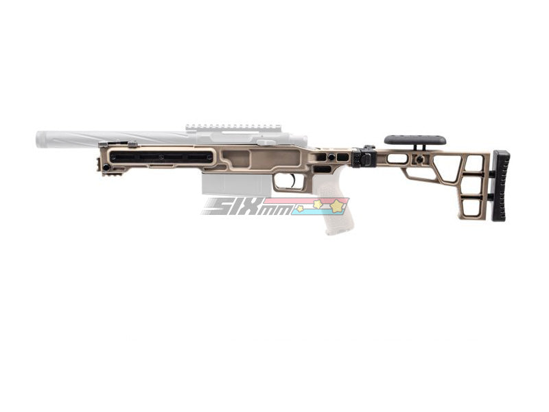 [Maple Leaf] MLC S2 Rifle Stock [For Tokyo Marui VSR-10 ASG Series][FDE]