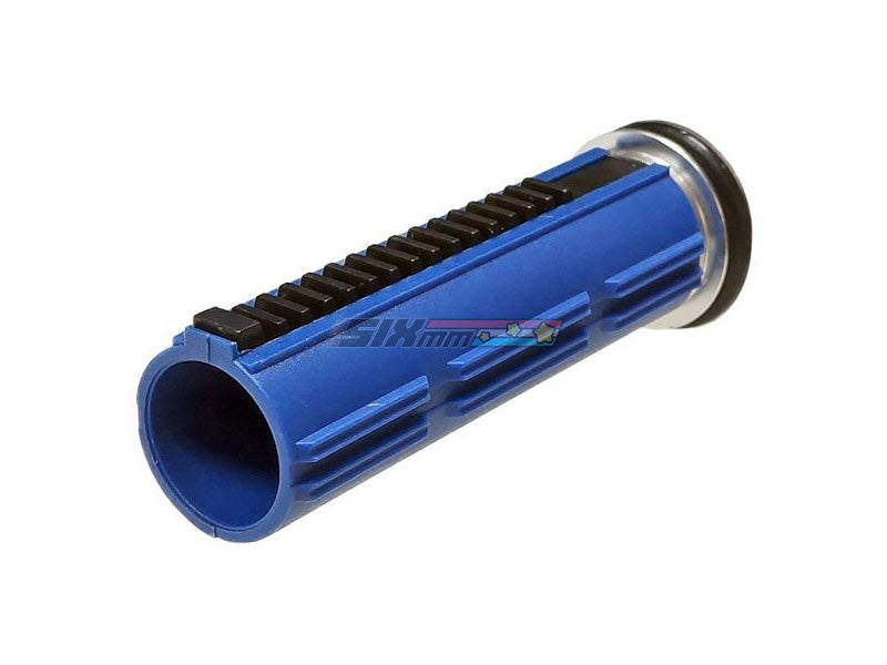 [SHS] Polymer Piston with 15 Steel Teeth and Aluminum Head [Blue]