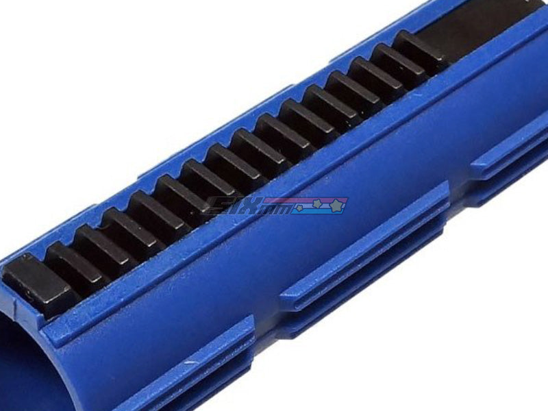 [SHS] Polymer Piston with 15 Steel Teeth and Aluminum Head [Blue]