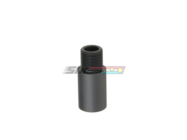 [SLONG] Aluminum extension 14mm cw to 14mm ccw outer barrel[26mm][BLK]