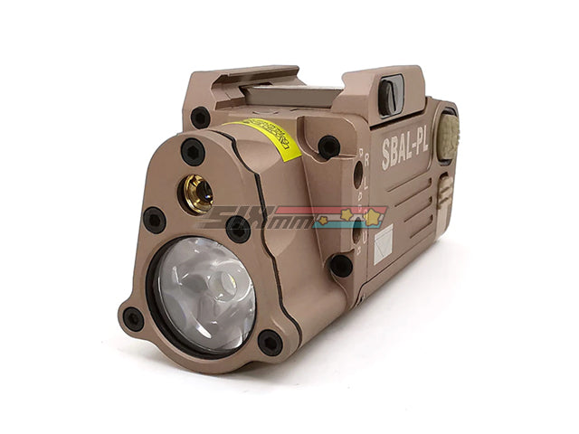 Sotac] SBAL-PL Tactical Flashlight [Red Laser/ LED Light][Tan