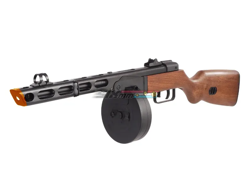 [S&T] Full Steel WWII PPSH-41 Airsoft AEG SMG WDrum Mag[Oak Wood Ver.]