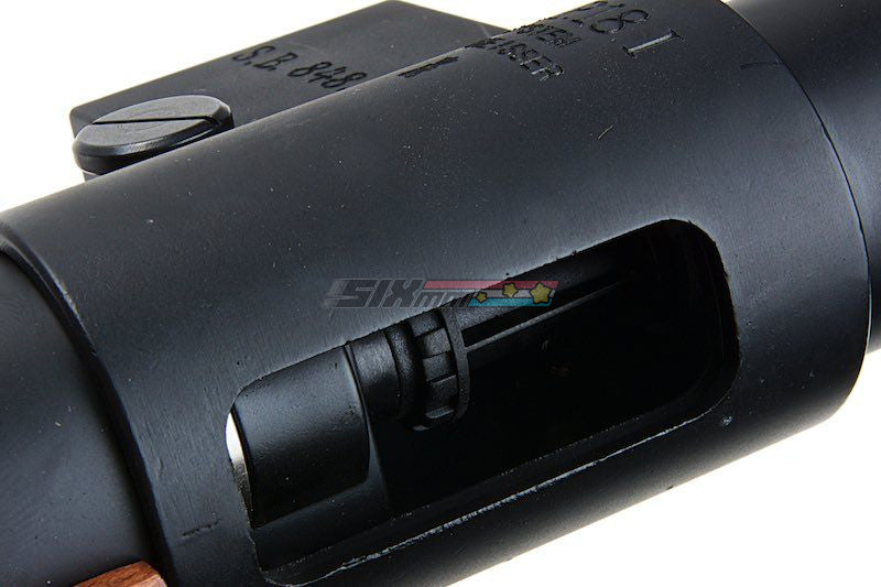 [Snow Wolf] Real Wood Bergmann SMG AEG Gun[BLK]