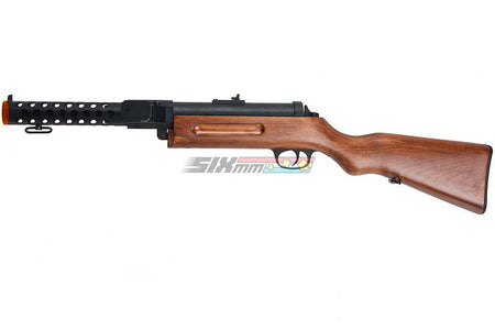 [Snow Wolf] Real Wood Bergmann SMG AEG Gun[BLK]