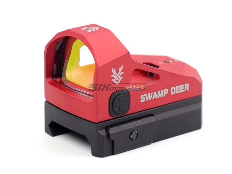 [Swamp Deer] HD 1 X 24 Mini Red Dot Reflex Sight W/ 20mm Picatinny Mount Base[Red]
