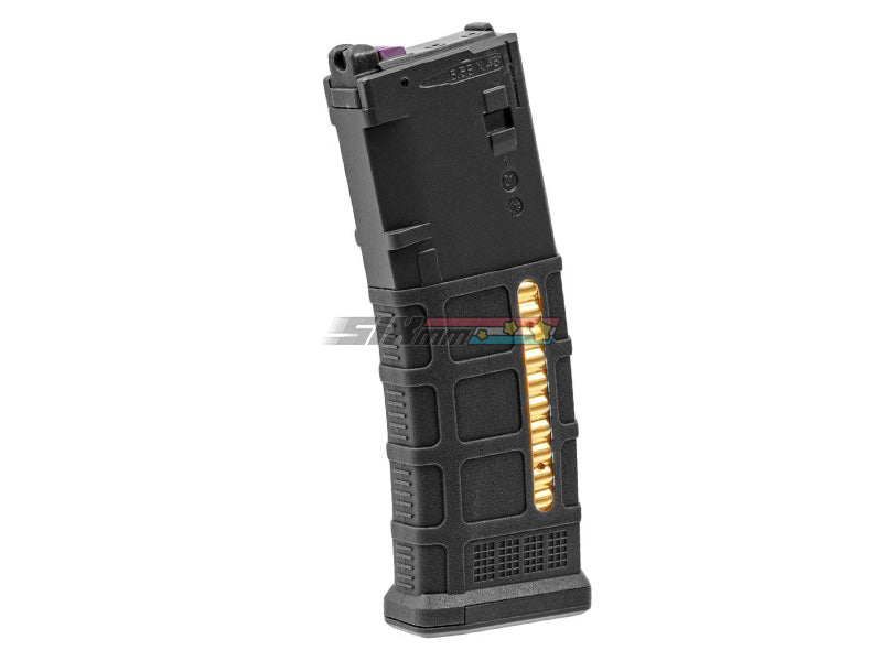 [T8] P30 Magazine With Bullet Display Gas Magazine[For Tokyo Marui M4 MWS Series][35rds][BLK]