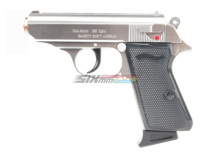 [Tokyo Marui] PPK Gindan Airsoft Spring Pistol[SV]