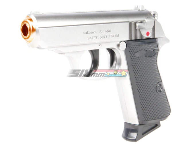 [Tokyo Marui] PPK Gindan Airsoft Spring Pistol[SV]