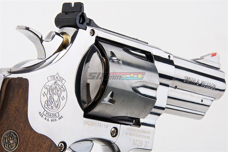 [Umarex][by WinGun] S&W M29 Airsoft CO2 Revolver[6mm Ver.][Brown & Silver][3inch]