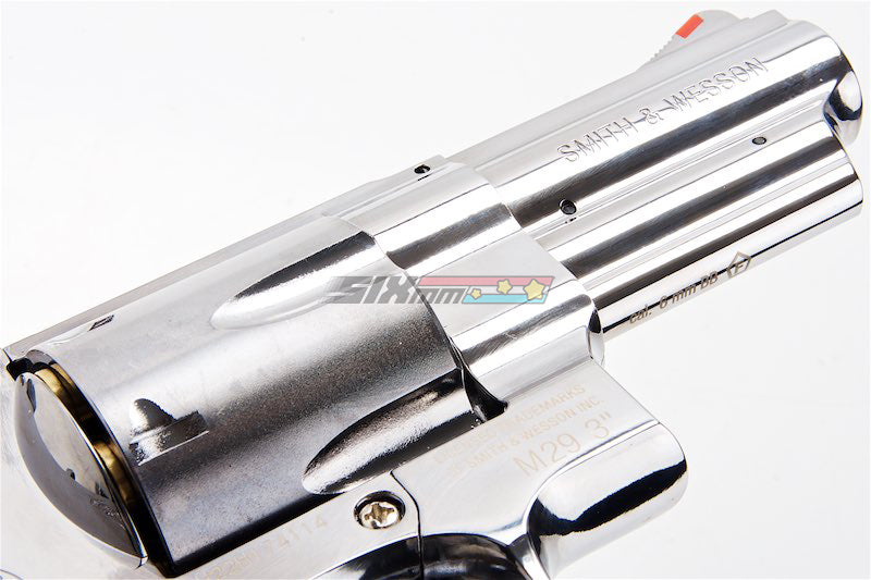[Umarex][by WinGun] S&W M29 Airsoft CO2 Revolver[6mm Ver.][Brown & Silver][3inch]