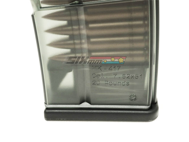 [VFC] Umarex HK417 AEG Mid-Cap Magazine[Translucent][100rds][BLK]