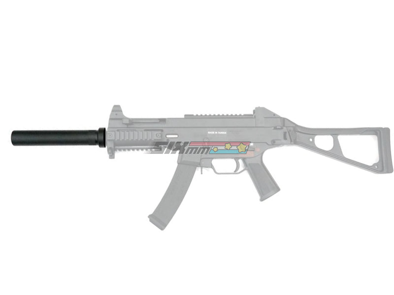その他 VFC UMP9 VFC] UMP9 QD Barrel Extension Silencer/Supressor[BLK] – SIXmm (6mm)