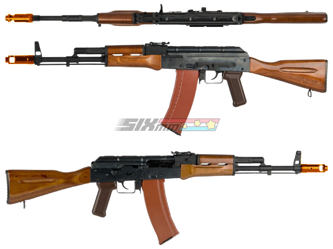 [WE-Tech] AK74 with Fixed Stock GBB Rifle[Real Wood][Full Travel Bolt]