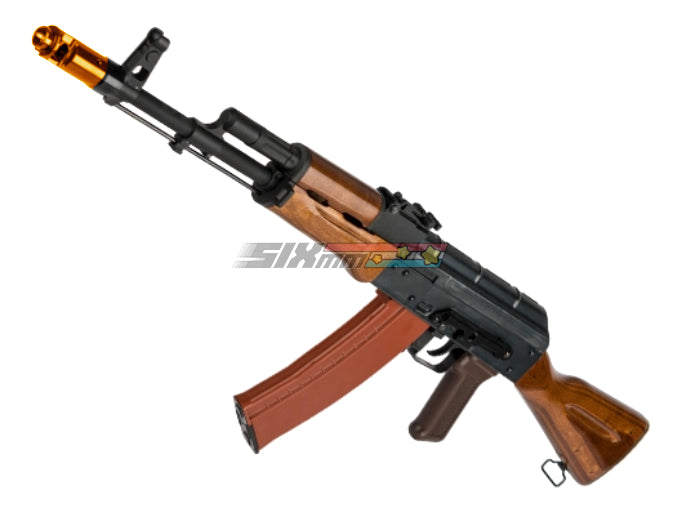 実物 AK 空挺マガジン 加工品 AK74 AK47 AK101 WE-Tech] AK74 with Fixed Stock GBB Rifle[Real Wood][Full Travel